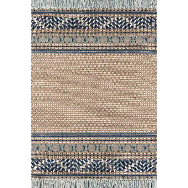 Momeni Esme Handmade Wool and Cotton Tribal Tapestry Area Rug - Overstock - 26517372 | Bed Bath & Beyond