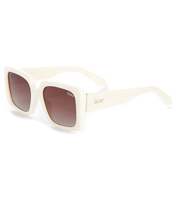 Quay AustraliaUnisex Total Vibe Mini 44mm Polarized Square Sunglasses | Dillard's