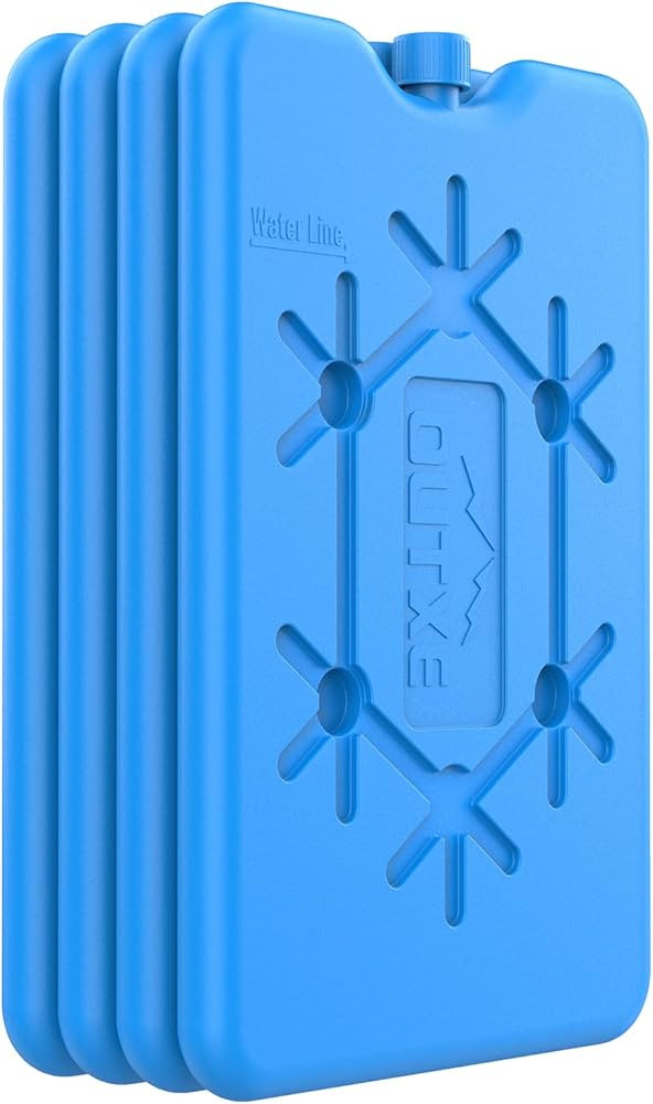 OUTXE Ice Packs for Lunch Box - Reusable Ultra-Thin Freezer Packs - Long-Lasting Cool Packs for C... | Amazon (US)