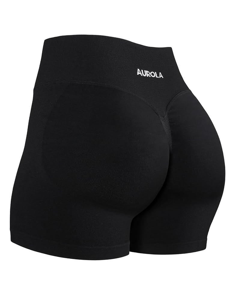 AUROLA Influence Workout Shorts for Women,2.5 3.5 4.5 5.5 6.5 No Roll Up Squat Proof Scrunch Seam... | Amazon (US)
