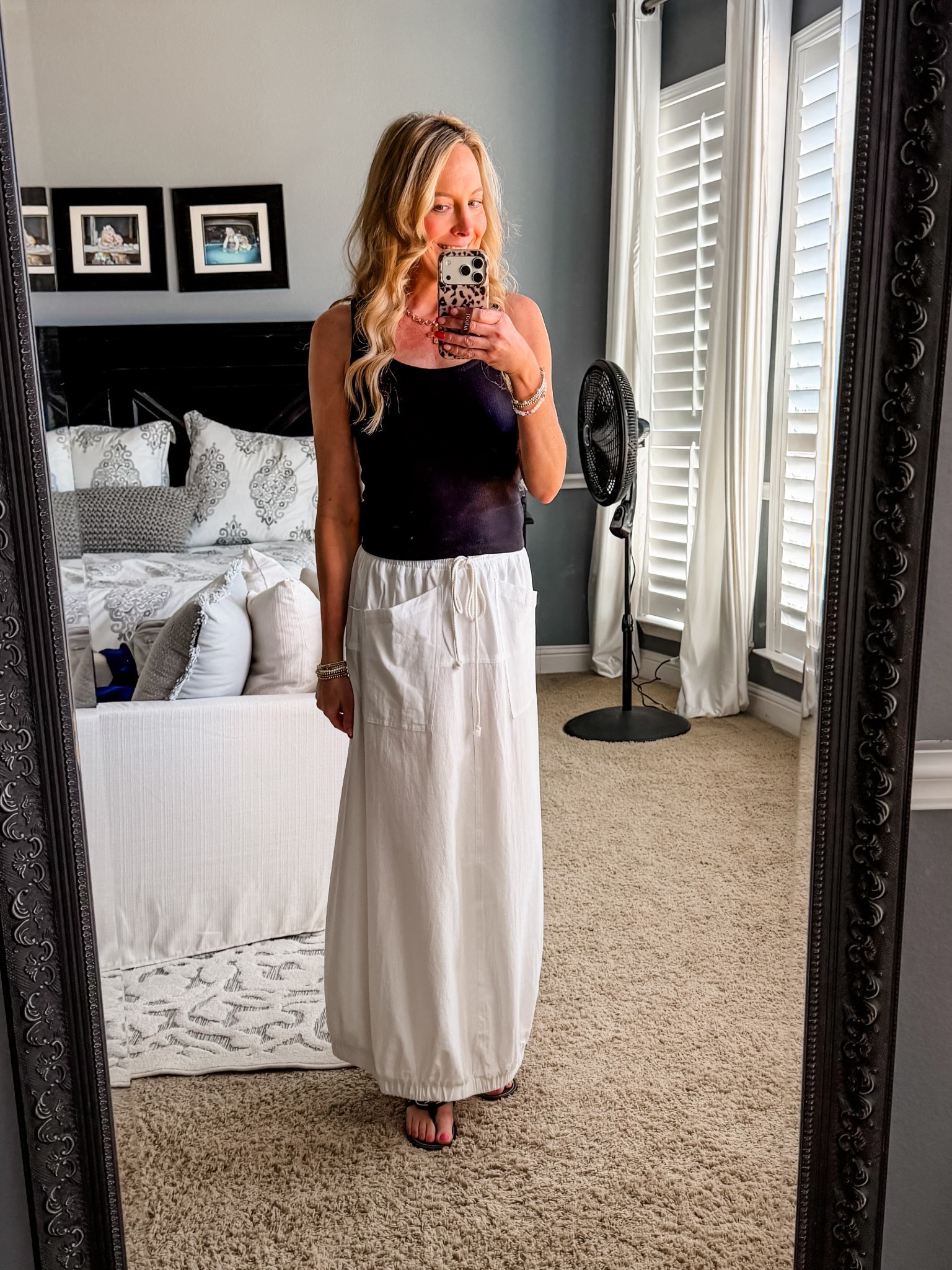This bubble maxi skirt is perfect for spring and summer. This would also be really cute for a vacation. I’m wearing a small and the skirt and a small and the tank top.

Ribbed tank top | maxi skirt | bubble skirt | travel | vacation outfit | beach outfit | spring outfit | casual outfit | date night | sandals | wedges | Amazon 



#LTKootd #LTKTravel #LTKmomlife