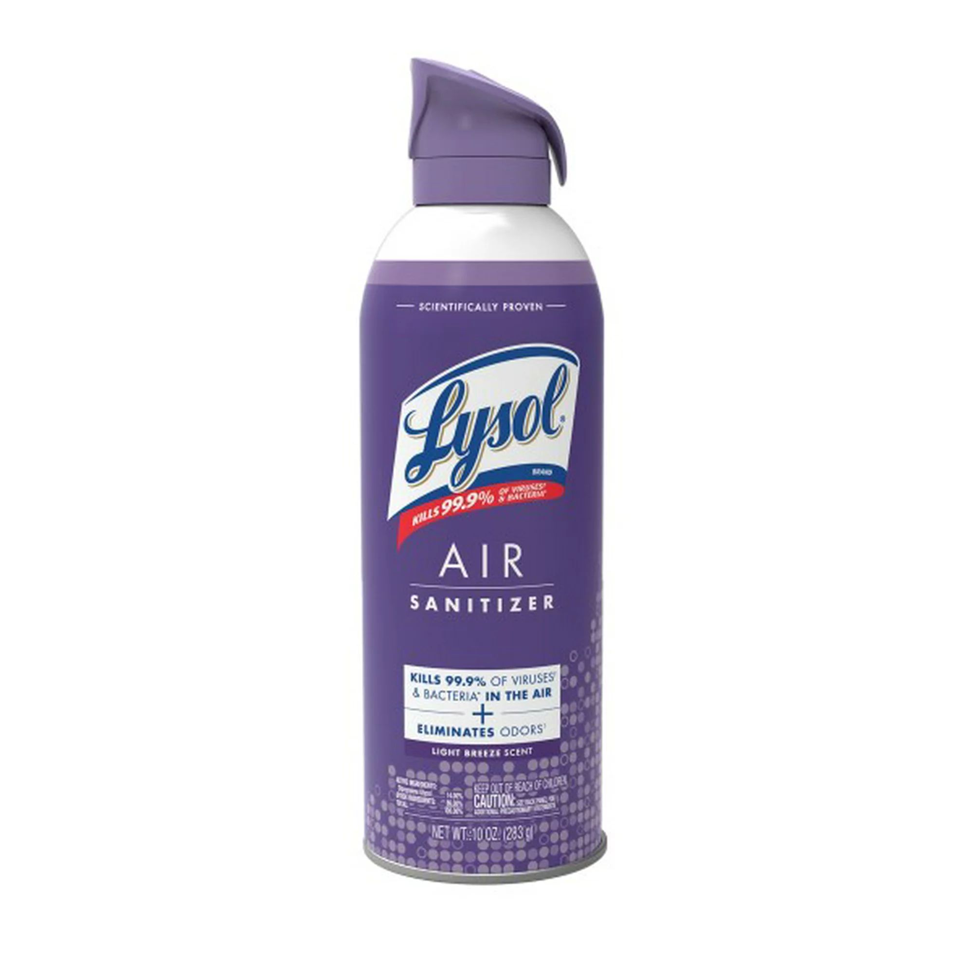 Lysol Air Sanitizer Spray, For Air Sanitization and Odor Elimination, Light Breeze Scent, 10 Fl. ... | Walmart (US)