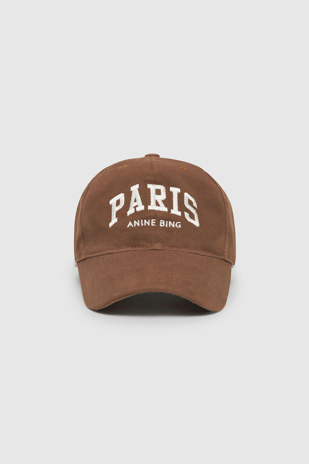 ANINE BING Jeremy Baseball Cap University Paris in Camel | Anine Bing