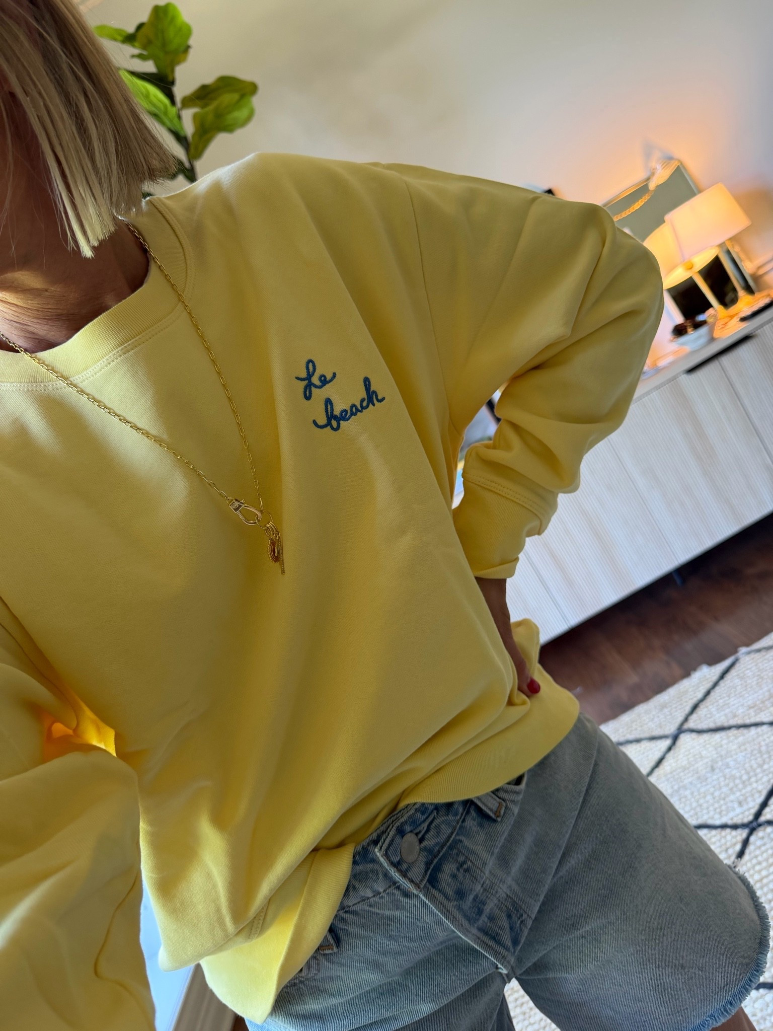 sweatshirt in a small
just easy at home outfit

#LTKSaleAlert #LTKOver40 #LTKmomlife