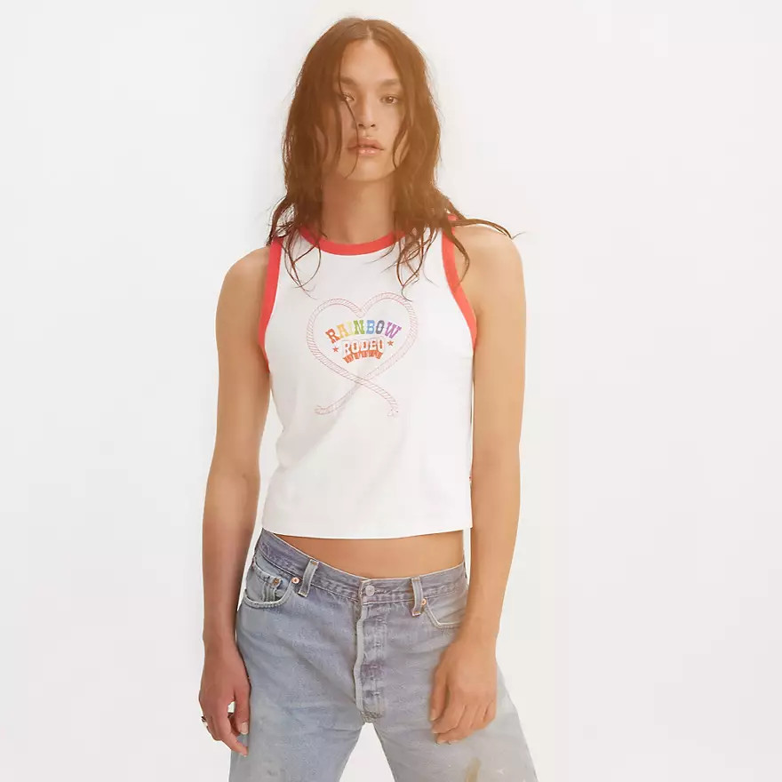 Levi's® Pride Rainbow Rodeo Ringer Tank | LEVI'S (US)