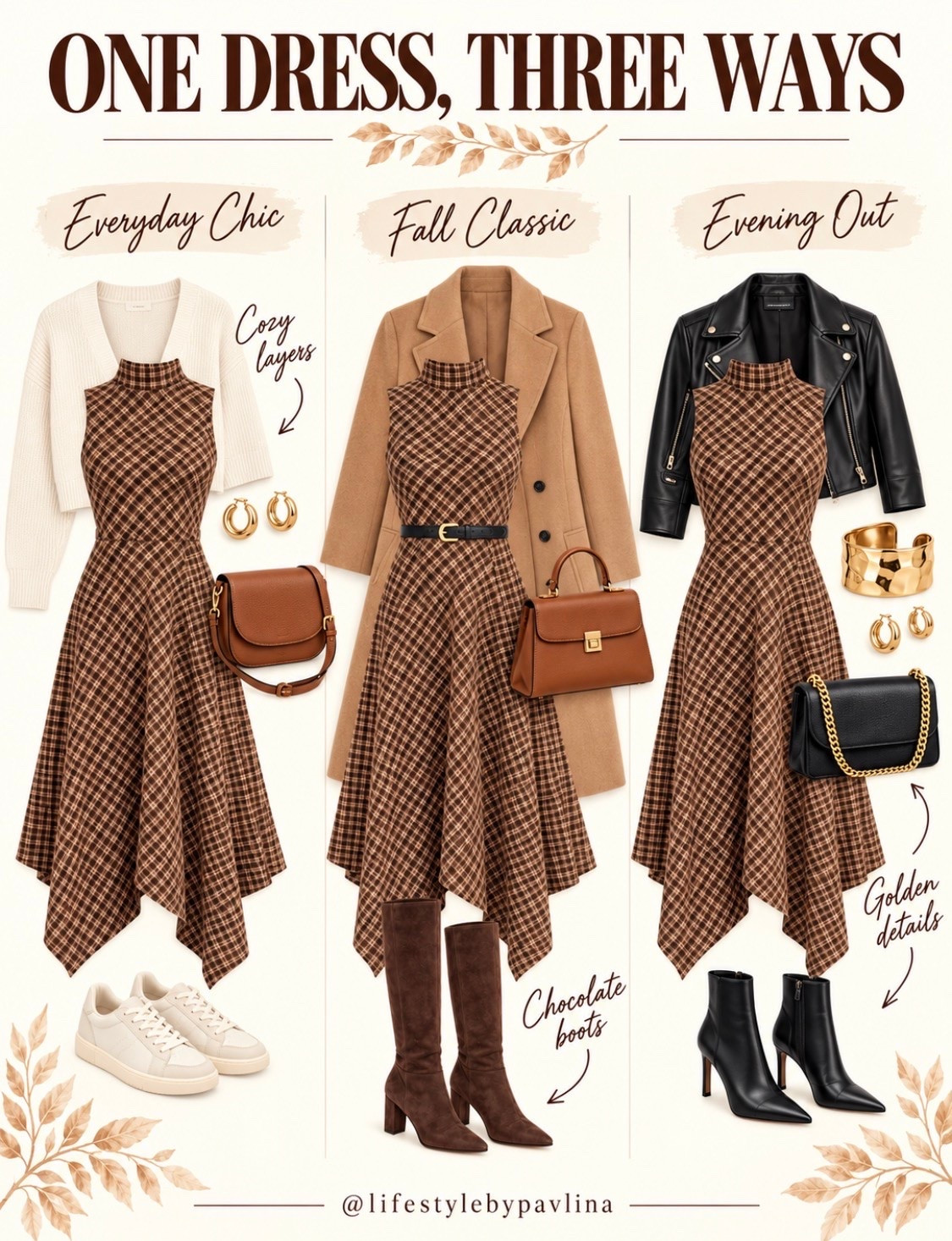 Fall dress styling!!!
#falloutfits #ltkstyletip #ltkmidsize

This plaid dress is a showstopper, love styling it for a night out  or for a day of errands