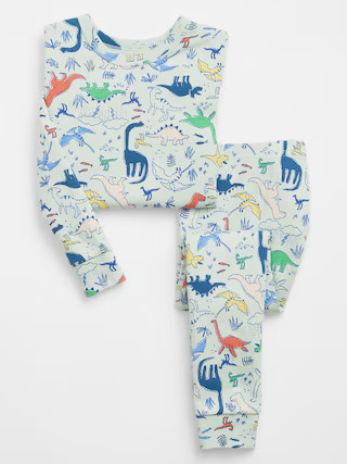 babyGap 100% Organic Cotton Dino PJ Set | Gap Factory