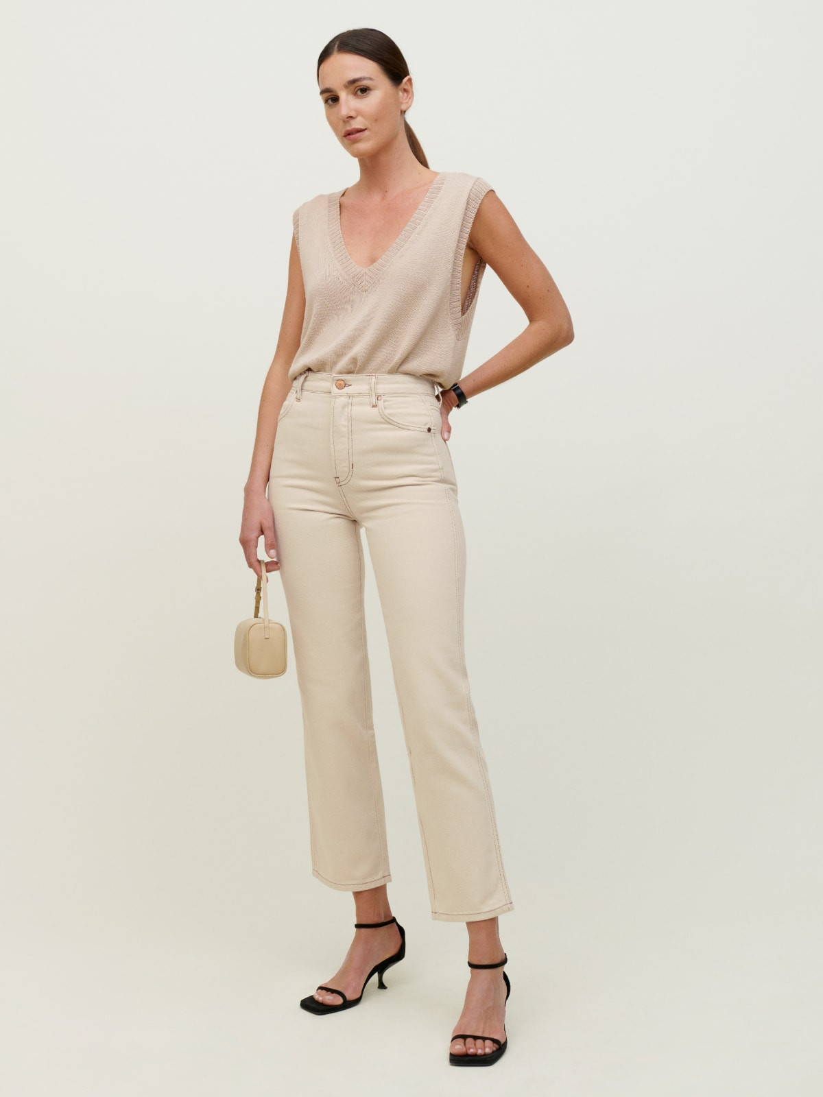 Cowboy High Rise Straight Jeans | Reformation (Global)