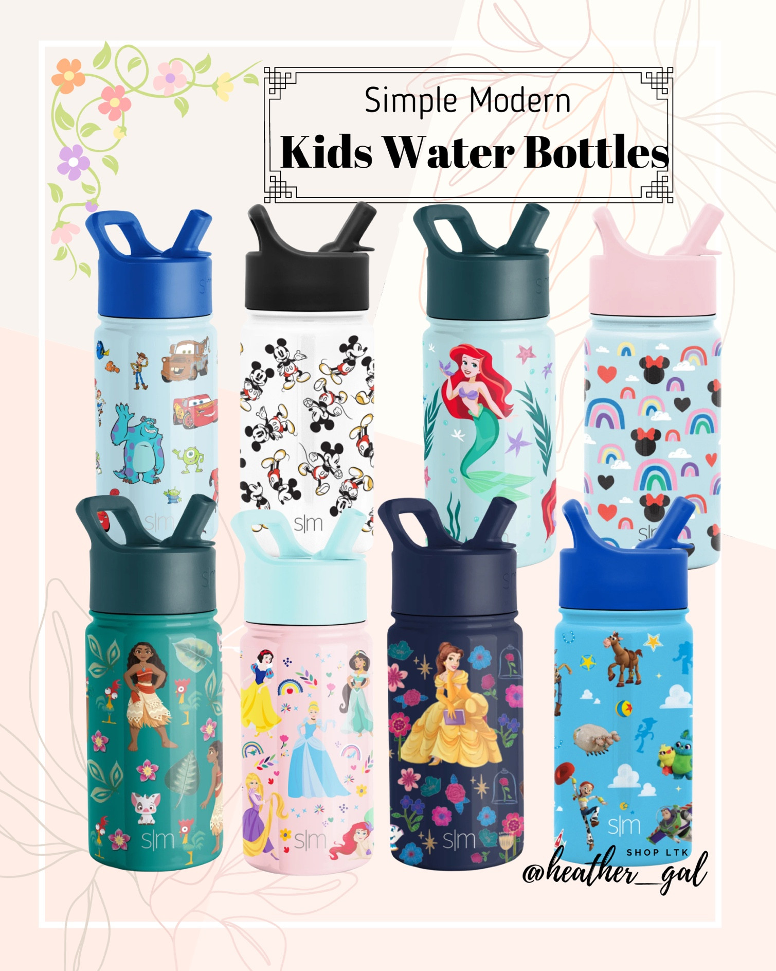 Cutest kids water bottles from Simple Modern! Alexander has had the plastic Mickey bottle ever since he started drinking out of his own water bottle! 

Simple modern tumbler, kids water bottles, Disney water bottles, Disney kids, Disney princess water bottle, Mickey water bottle, Toy Story water bottle, cars water bottle 

#LTKhome #LTKfamily #LTKkids
