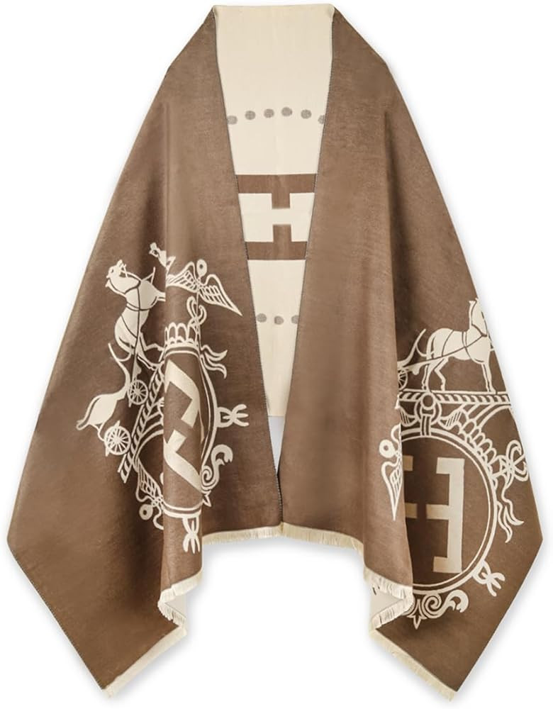 EXTREE Scarfs for Women Pashmina Silky Shawl Wrap for Evening Dressing Blanket Open Front Poncho ... | Amazon (US)