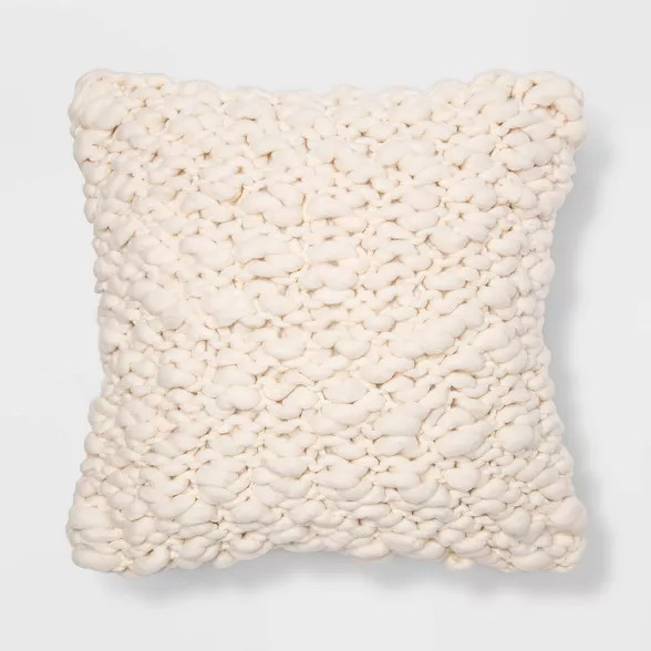 Chunky Weave Square Throw Pillow - Project 62™ | Target