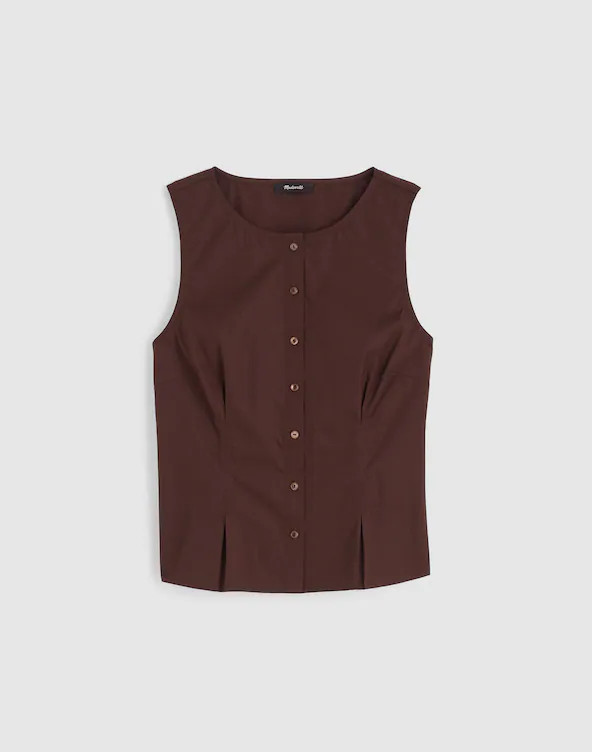 The Rosalie Sleeveless Top | Madewell