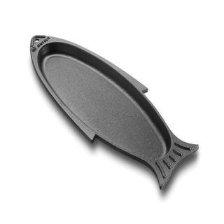 Fish Grill Pan in Cast Iron Cooking Accessory | The Home Depot