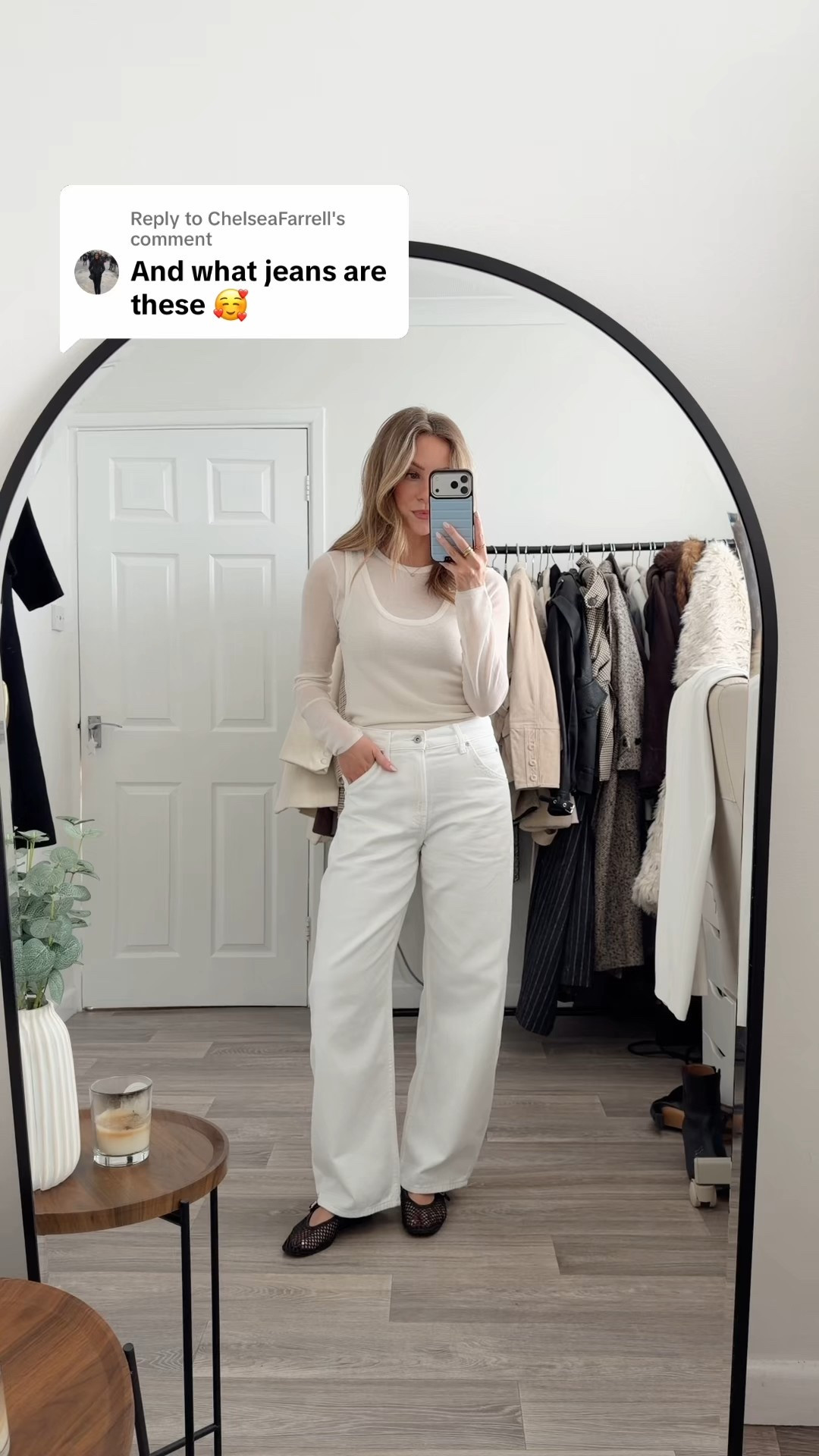 Uniqlo baggy curve jeans - W25 L29
Top is Zara, also linked below 

#LTKspring #LTKjeans #LTKuk