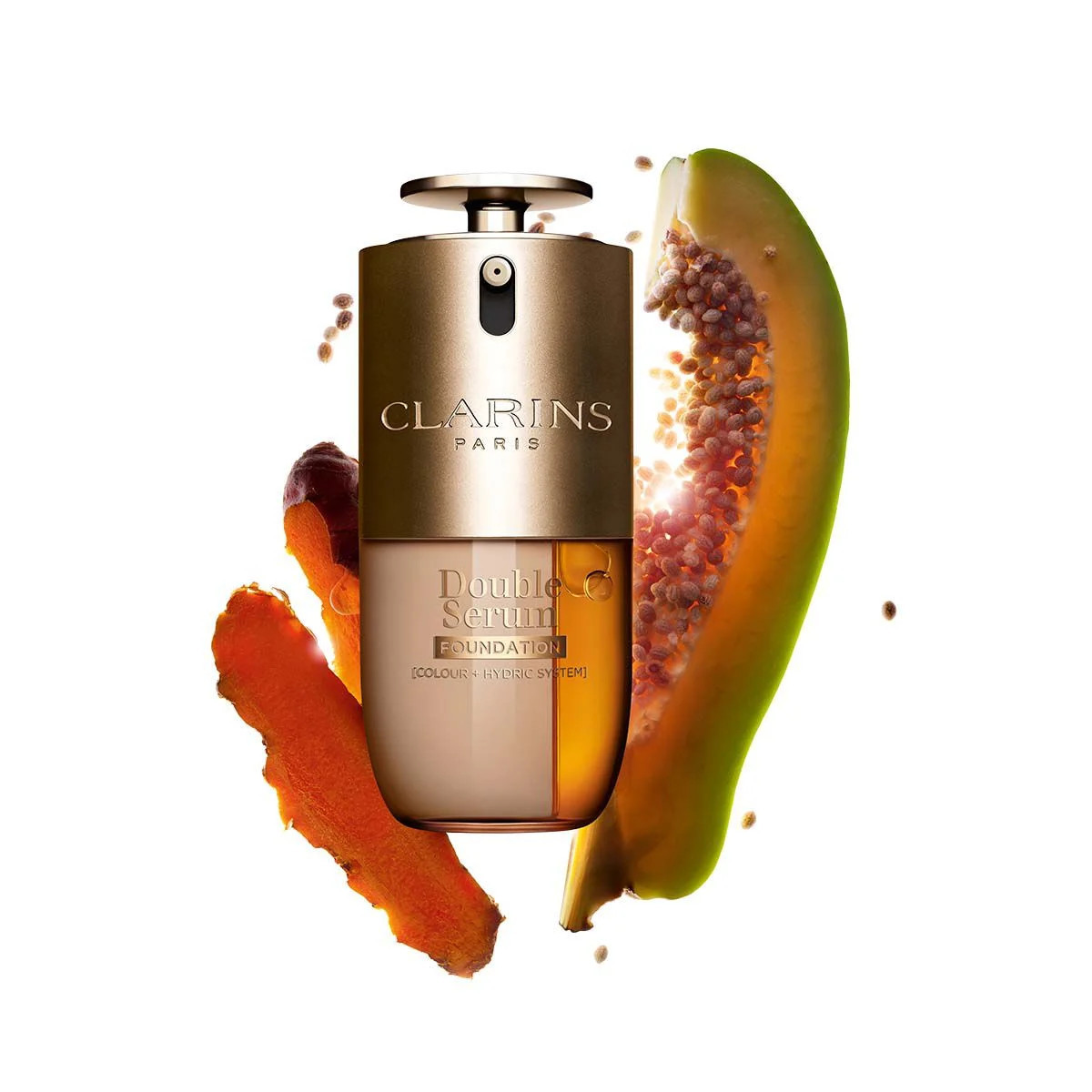 Clarins DOUBLE SERUM® Foundation: Luminous Foundation with Skincare Benefits 1 Oz. - L4N | Clarins USA