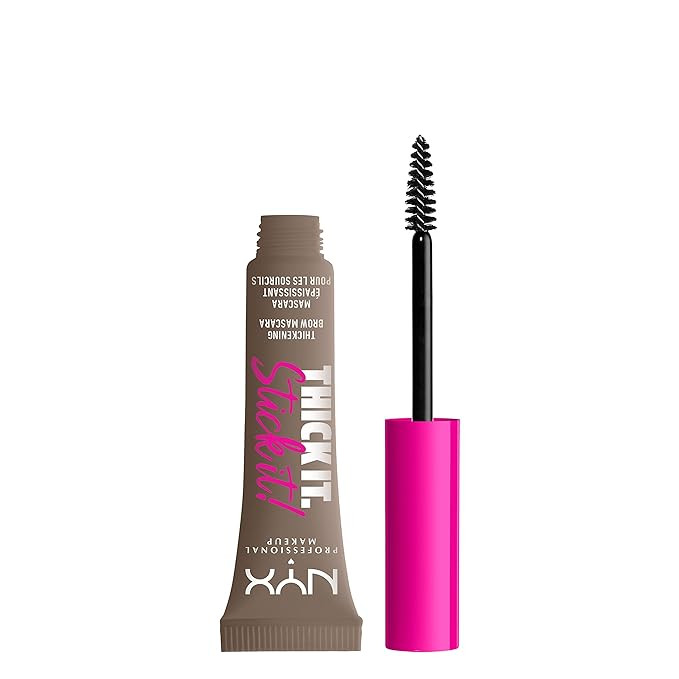 NYX PROFESSIONAL MAKEUP Thick It Stick It Thickening Brow Mascara, Eyebrow Gel - Taupe | Amazon (US)