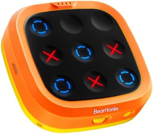 Electronic Handheld Tic Tac Toe Game for Kids & Adults, 4 Game Modes with Sequence Memory Game, R... | Amazon (US)