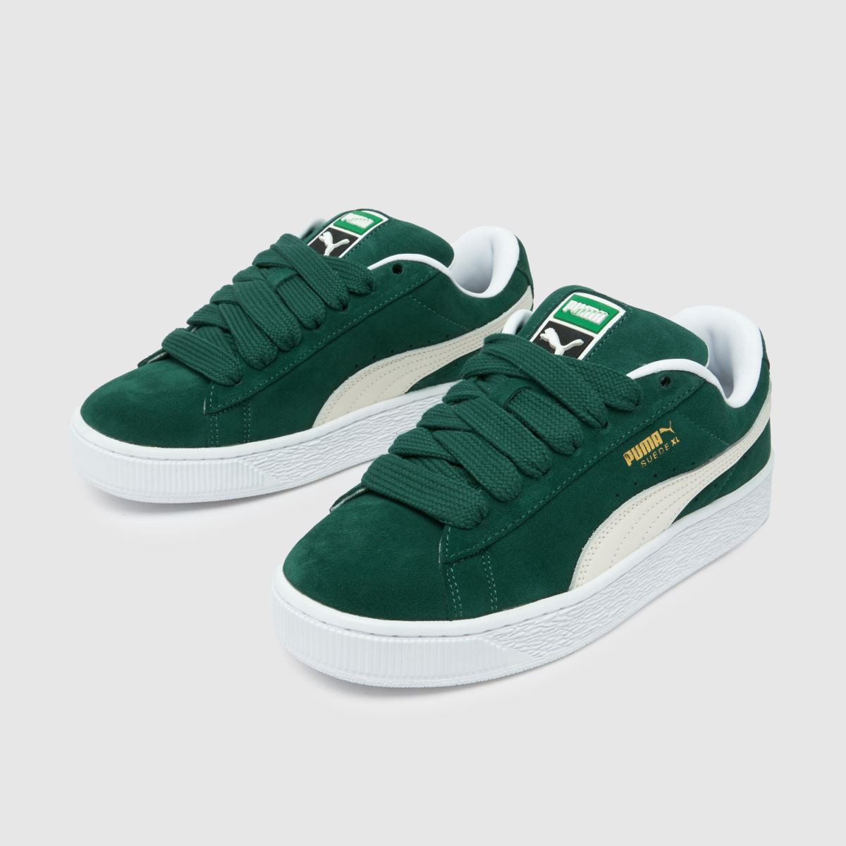 Womens Dark Green PUMA Suede Xl Trainers | schuh | Schuh