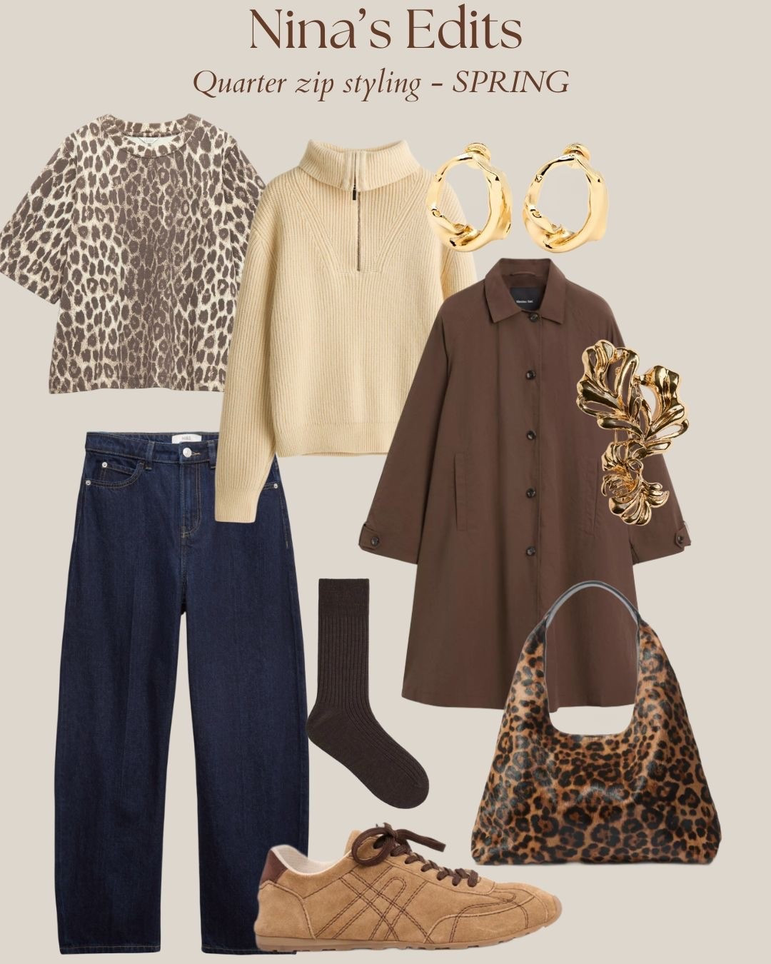 Quarter zip styling - Spring colour palette 

#LTKFashionMonth #LTKuk #LTKspring