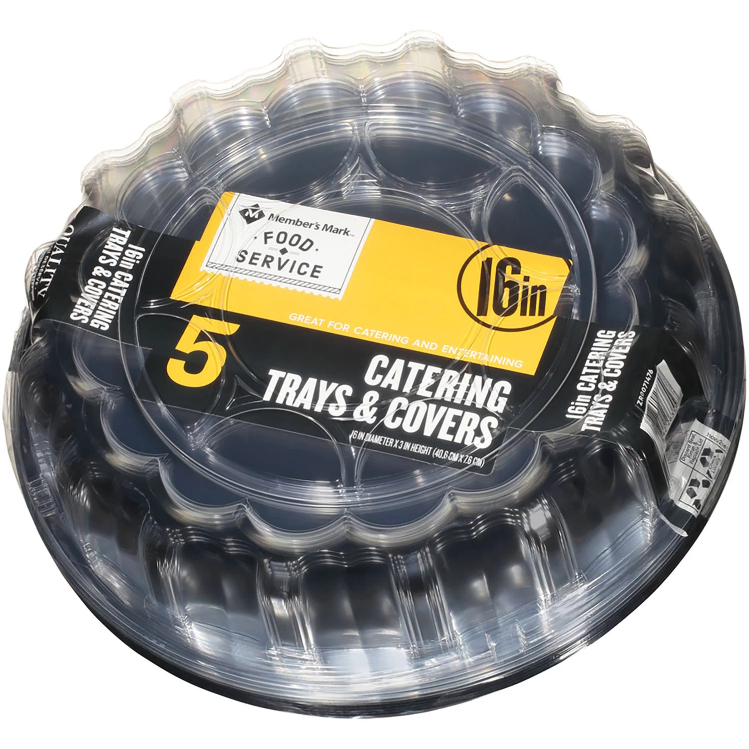 Member's Mark 16' Catering Tray with Covers 5 ct. | Sam's Club