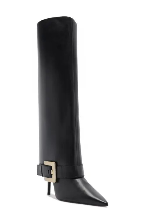 Arezzo Kenny Knee High Boot in Black at Nordstrom, Size 11 | Nordstrom