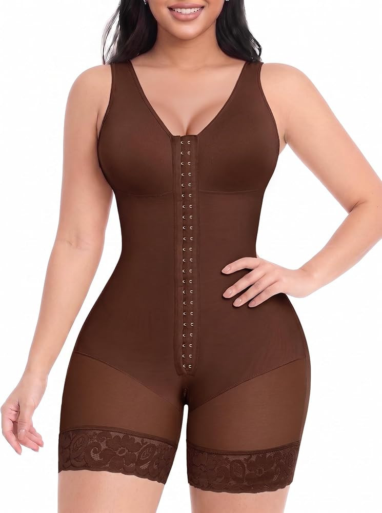 YIANNA Fajas Colombianas Shapewear for Women Tummy Control Full Body Shaper Butt Lifter with Zipp... | Amazon (US)