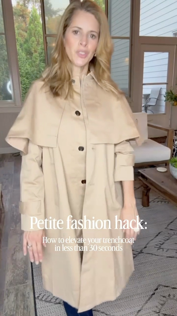 Petite hack 🤎 stop your trench from swallowing you!

Fall is here, which means longer sleeves… and for us petites, we know the struggle. Without a tweak, a trench can easily overwhelm a smaller frame. Rolling + banding the sleeves instantly balances proportions, shows off your wrists, and keeps the trench from wearing you instead of the other way around. ✨

My fall looks wouldn’t be complete without this simple hack—sleeves just right, outfit instantly polished. These bands & all outfit details are linked in my LTK!

👉 Comment PETITE below to receive a DM with the link to this post on my LTK ⬇
https://liketk.it/5pSc0

Keep up with me:
Instagram → @thepetitepalette_by_sherry
LTK → thepetitepalette_by_sherry (profile link in bio)

.
.
.
#PetiteStyle #PetiteFashion #PetiteStyleTips #PetiteOOTD #PetiteLooks #PetiteChic #PetiteInfluencer #PetiteOutfits #PetiteFriendly #PetiteWardrobe #StyleForPetites #PetiteVibes
#StyleHacks #FashionHacks #StyleTips #OOTDinspo #ChicStyle #TimelessStyle #EffortlessStyle #EverydayChic #StyleInspo #DailyStyle
#FallStyle #FallOutfits #TrenchCoatStyle #TrenchCoatSeason #LayeringSeason #OuterwearStyle #OOTDFall #FallChic #SeasonalStyle 

#LTKSeasonal #LTKStyleTip #LTKPetite