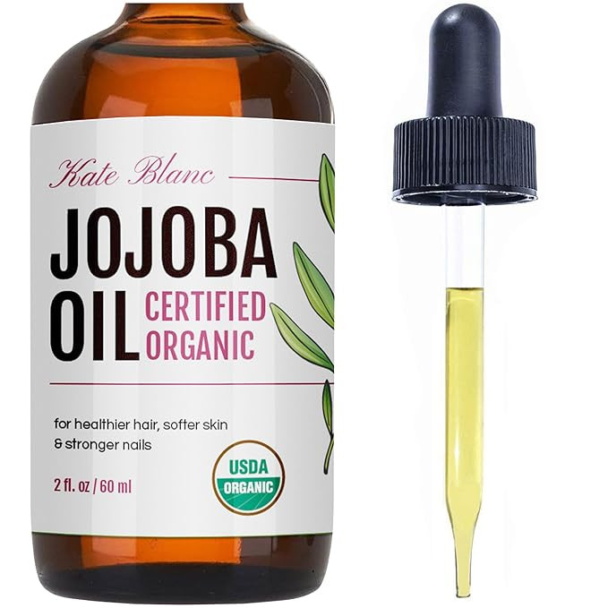 Kate Blanc Cosmetics Jojoba Oil for Softer Hair & Smoother Skin. Gua Sha Oil for Face & Dermaplan... | Amazon (US)