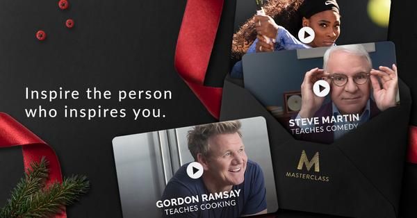 Give the gift of MasterClass | MasterClass
