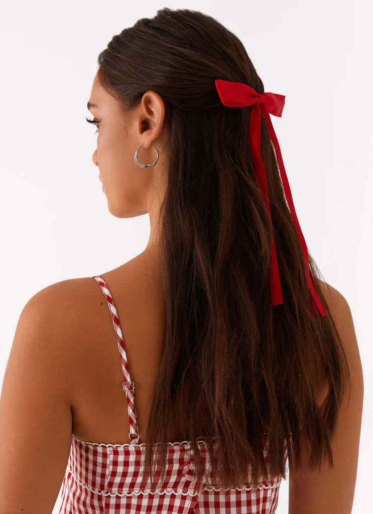 Dorothy Bow Hair Clip - Red | Peppermayo (Global)