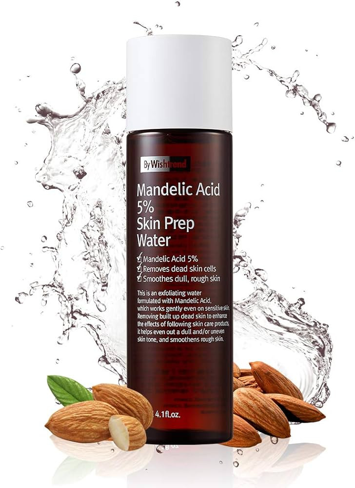 BY WISHTREND Mandelic acid 5% Skin prep water, Gentle Skin Renewal, Korean Exfoliator, Aha Bha to... | Amazon (US)