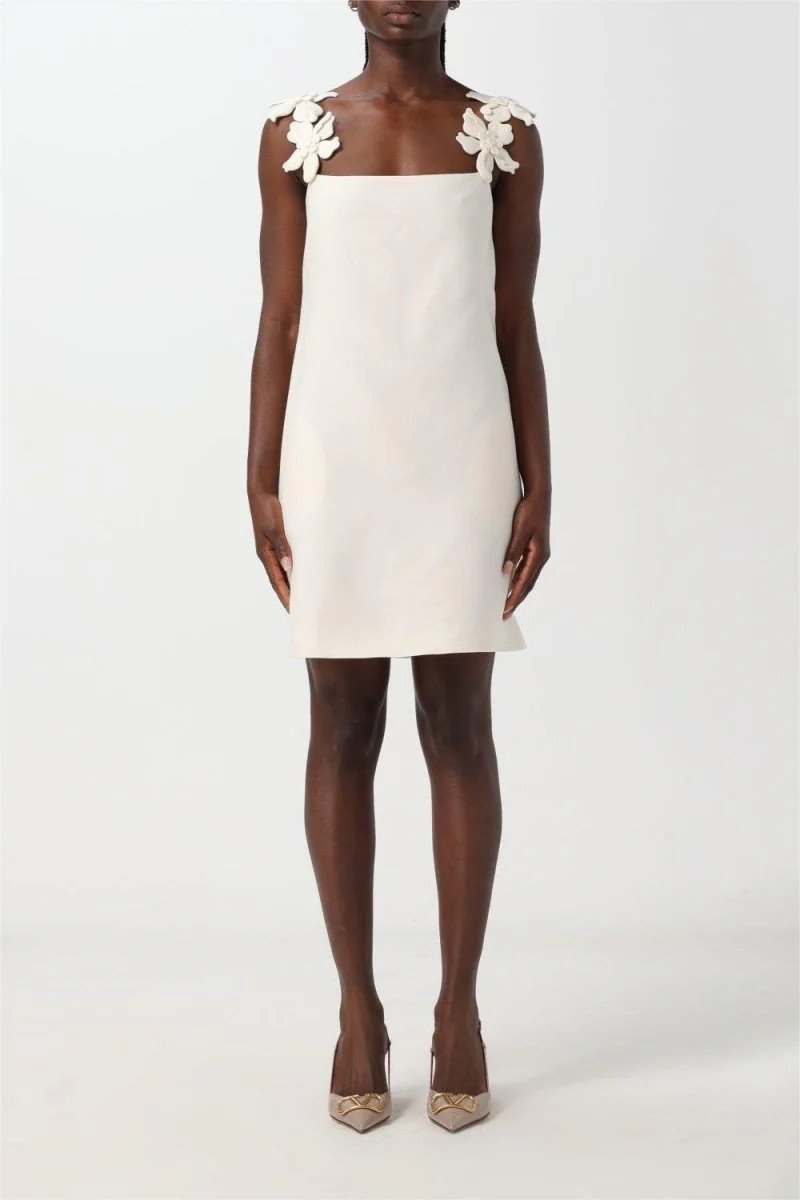 Roberta Flower Strap Mini Dress | Shop.app