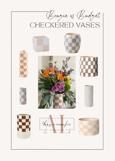Spring is just around the corner which means, fresh blooms will be displaying their bright and colorful pallet soon.  

After many requested a link for my checkered board vase, I decided to round up similar options as mine was a TJ Maxx score a few months back. 

#LTKSpringSale #LTKhome #LTKSeasonal