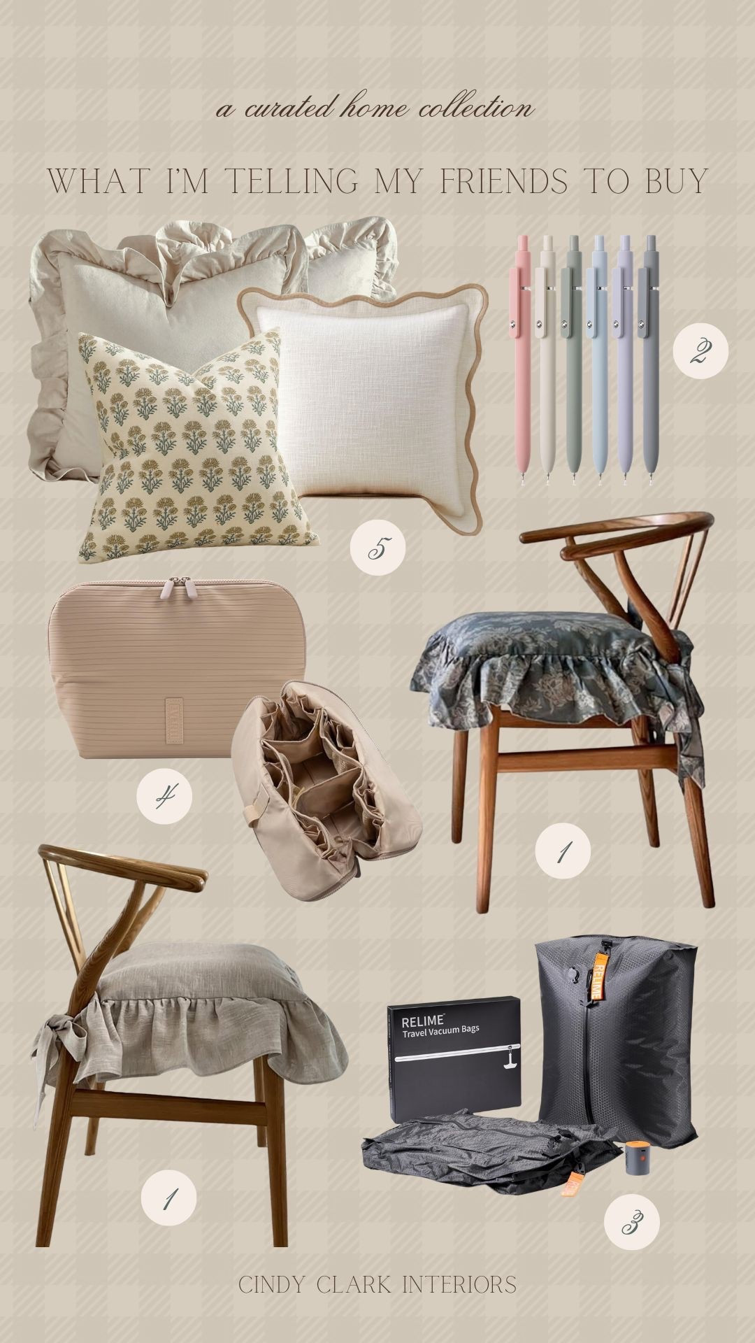 5 Amazon favorites I am loving right now and telling all of my friends about! The cutest pillow covers, the best makeup / toiletry bag, the sweetest chair cushion covers, my favorite travel hack solution, and the pens I can’t live without! Which are you trying first? 

#LTKHome