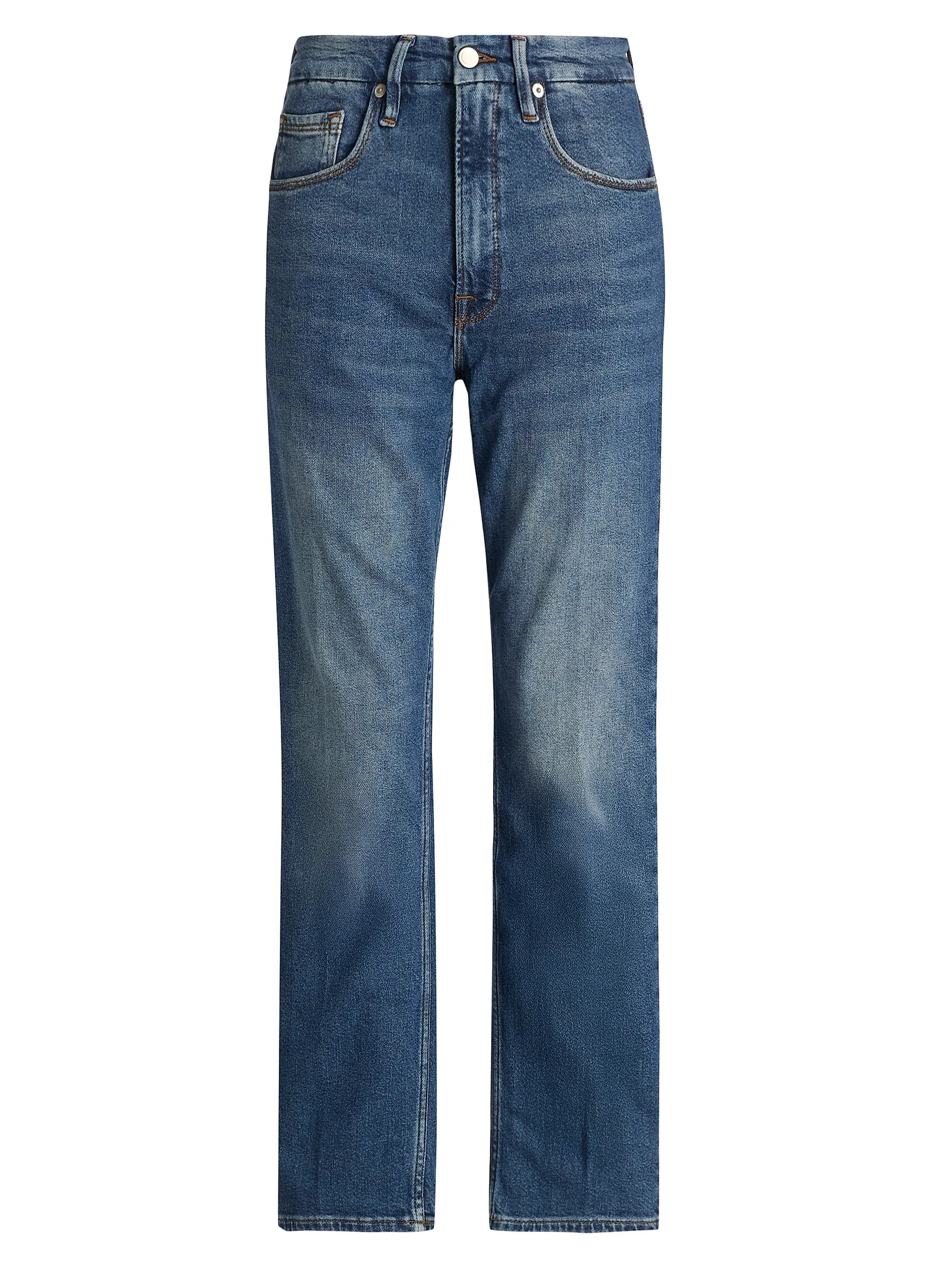 Good American Good Icon Straight Ankle Jeans | Saks Fifth Avenue | Saks Fifth Avenue