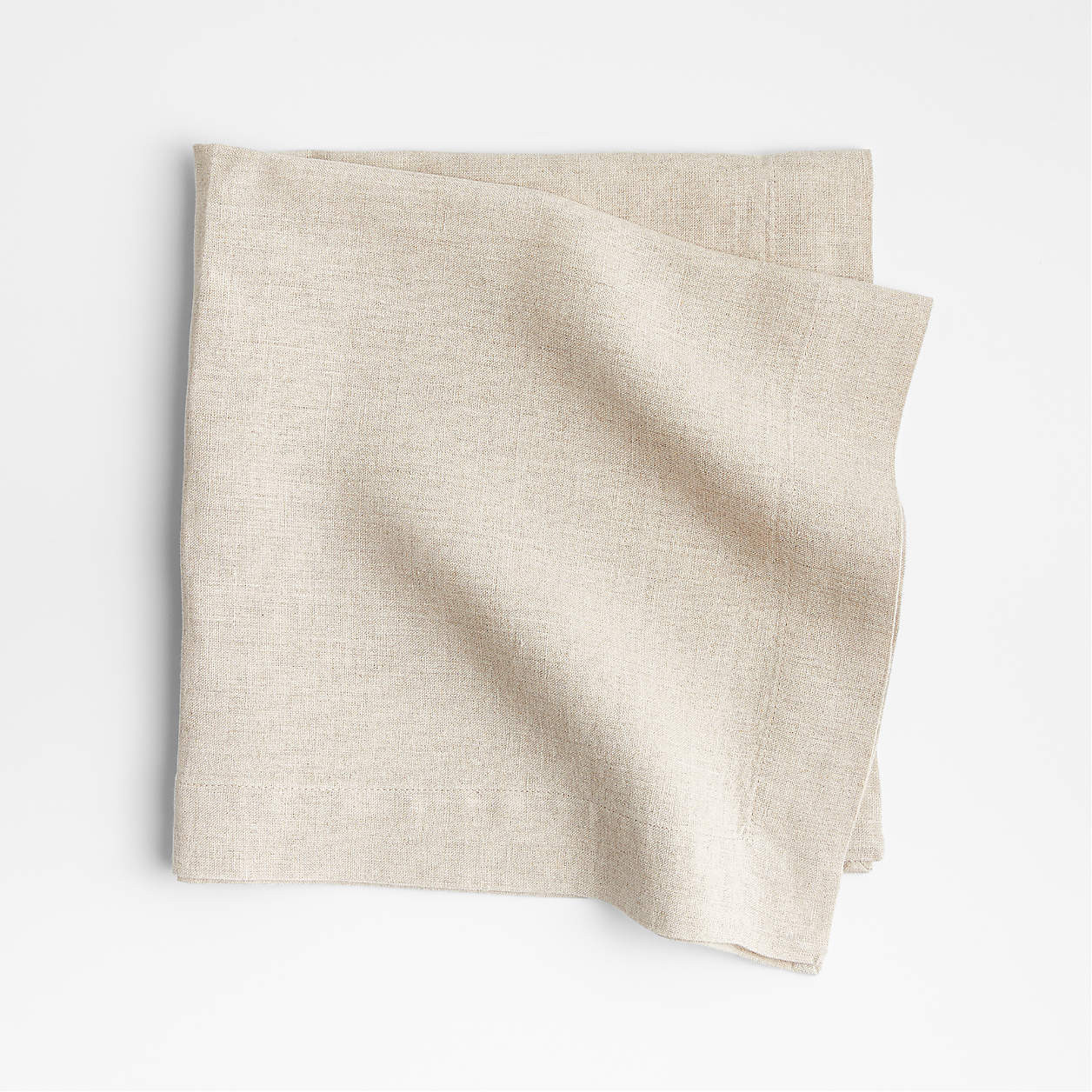 Marin Natural EUROPEAN FLAX -Certified Linen Napkin + Reviews | Crate & Barrel | Crate & Barrel