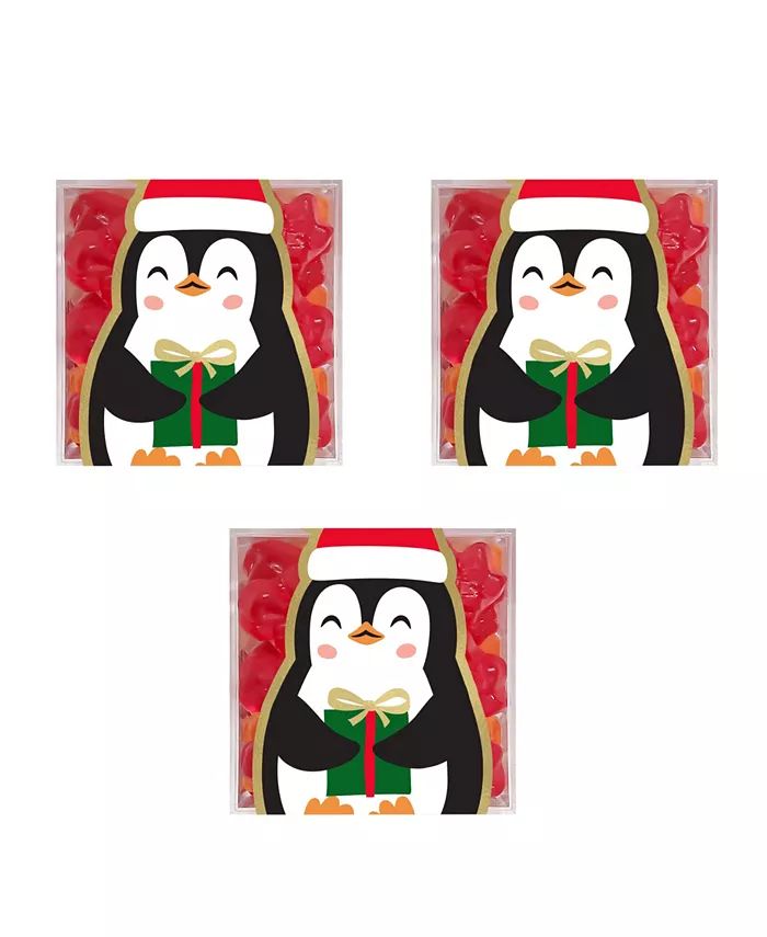 Holiday Penguin Presents Candy Small Cube, 3 Pack Set | Macy's