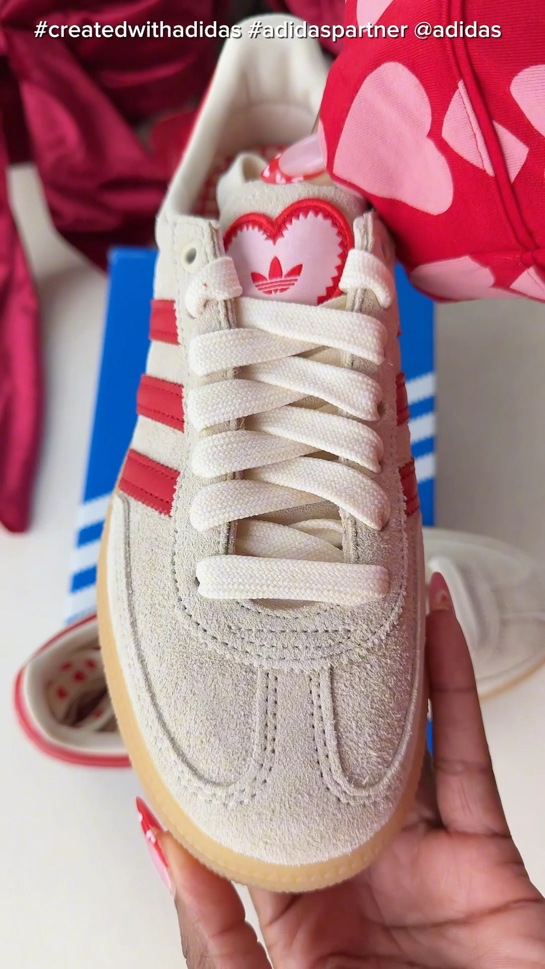 A little pink, a little red, a lot of comfort. These are the kind of sneakers you build outfits and memories in 💘
@adidas
#createdwithadidas #adidaspartner

#LTKfitnessgoals #LTKActive #LTKValentine