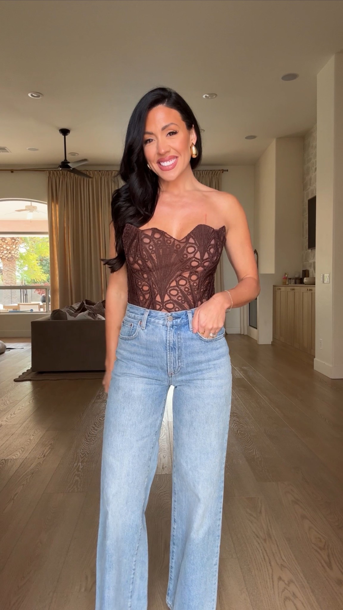 Date night outfit idea
Lace corset top size small
@Aritzia denim size 25 



#LTKootd #LTKdayinmylife #LTKgrwm