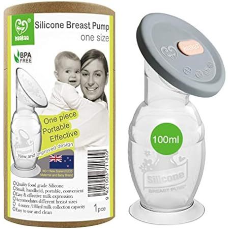 Haakaa Silicone Breastfeeding Manual Breast Pump Milk Pump 100% Food Grade Silicone BPA PVC and P... | Amazon (US)