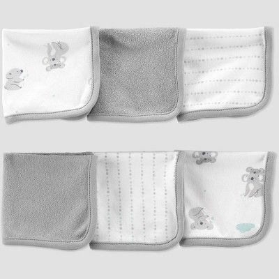 Baby Koala Washcloth Set - Just One You® made by carter's White/Gray | Target