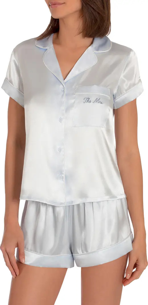 Bride/Bridesmaid/Mrs Satin Short Pajamas | Nordstrom