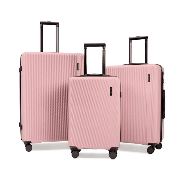 Ginza Travel 3 Piece Luggage Set,20/24/28" Hardshell Lightweight Suitcase with TSA Lock Spinner W... | Walmart (US)