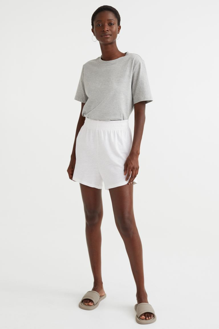 Linen-blend Shorts | H&M (US + CA)