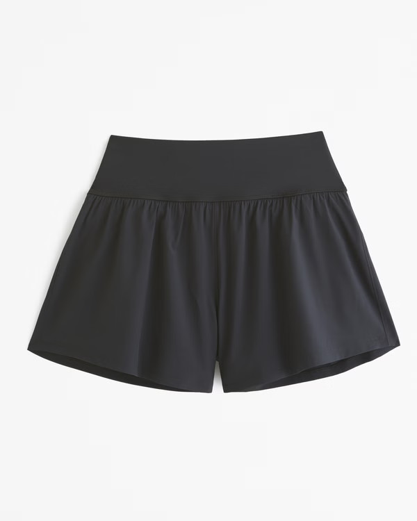 Women's YPB motionTEK Hybrid Lined Flounce Short | Women's Active | Abercrombie.com | Abercrombie & Fitch (US)