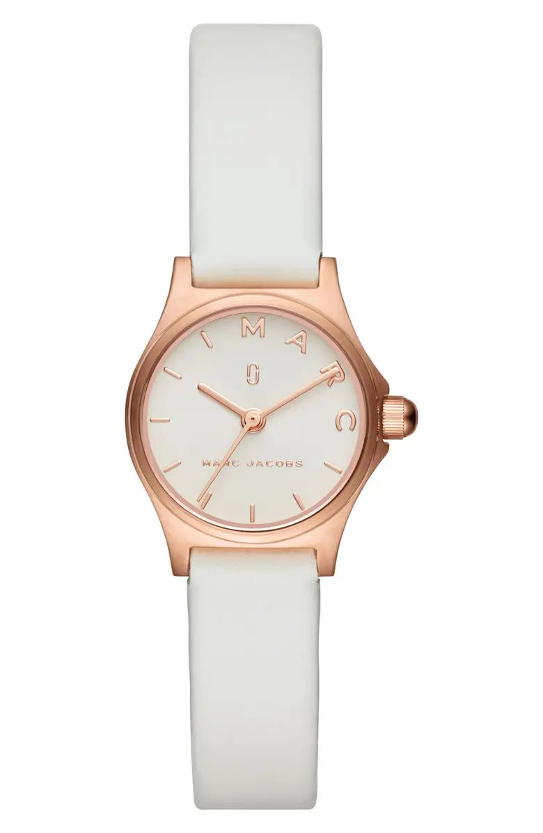 MARC JACOBS Henry Leather Strap Watch, 26mm | Nordstrom