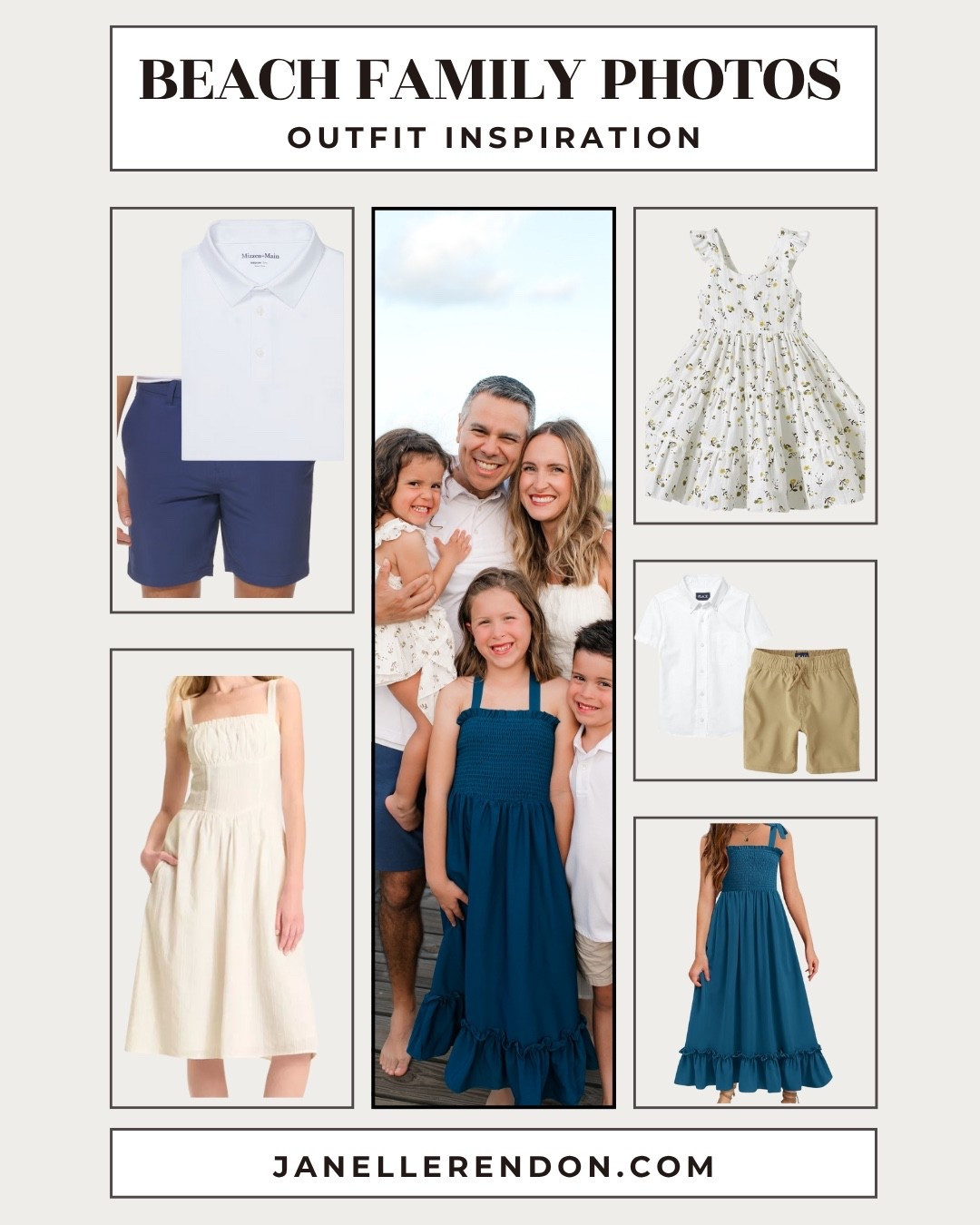 Family beach photo outfit ideas for mom, dad and kids! 

#LTKKids #LTKFamily #LTKSeasonal