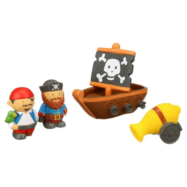 Spark Create Imagine Float & Squirt Adventure Pirate Boat Set, 4 pieces - Walmart.com | Walmart (US)