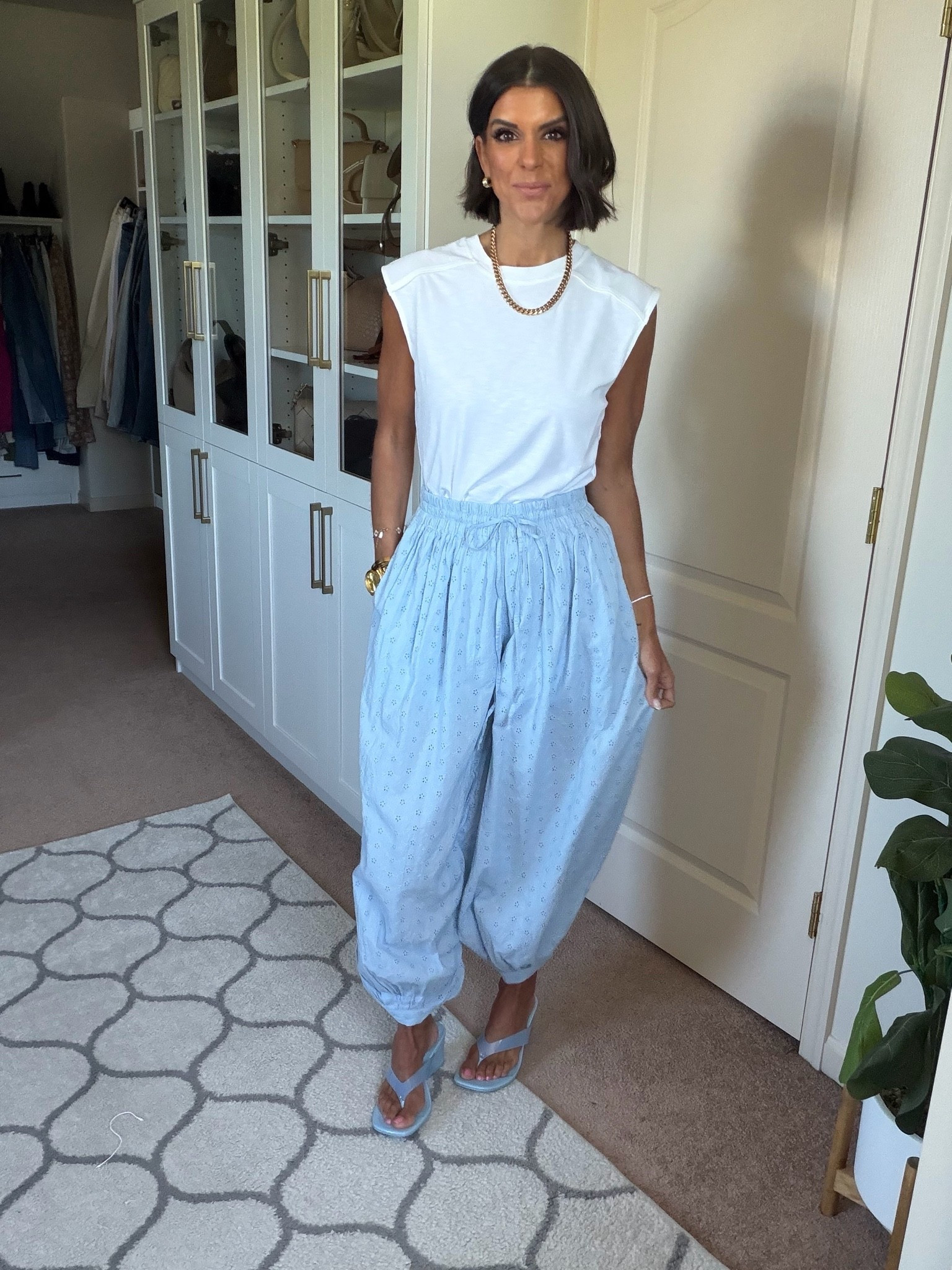 Love these Walmart balloon pants! Tee on sale for $3! Size xs in both

#LTKSeasonal #LTKmomlife #LTKgrwm