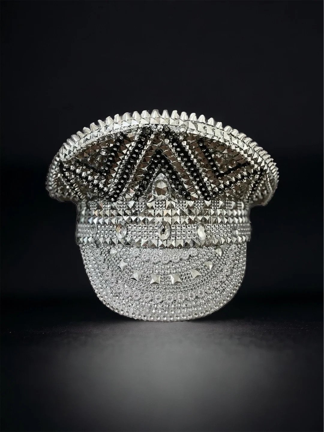 Handmade Women Silver Steampunk Military Hat for Lady Sergeant Bridal Hat Hen Do Hat Festival Cap... | Etsy (US)